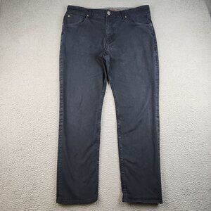 Robert Graham Pants Men's 38 Classic Yates Navy Blue Straight Leg Stretch